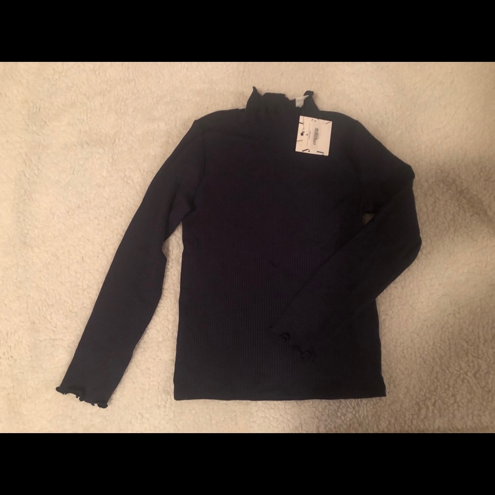 Janie and Jack Girls’ ribbed turtleneck NWT sz5